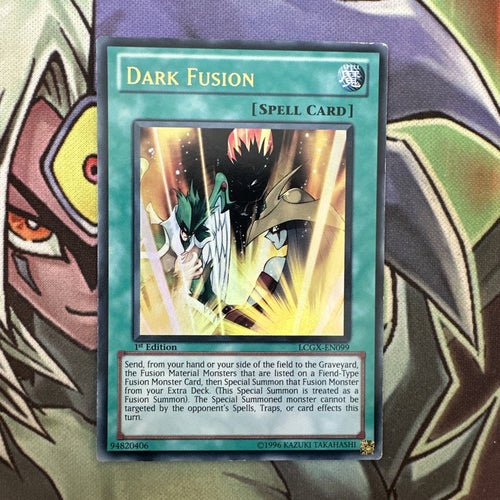 LCGX-EN099 Dark Fusion Ultra Rare 1st Edition NM Yugioh Card