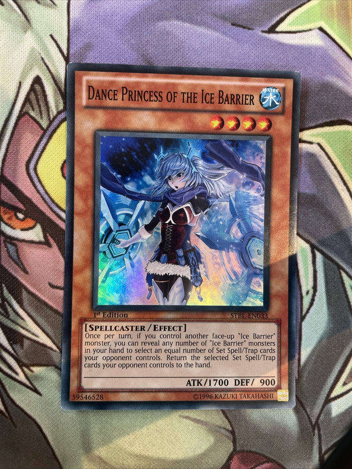 STBL-EN033 Dance Princess OF The Ice Barrier Super 1st Edition NM Yugioh Card