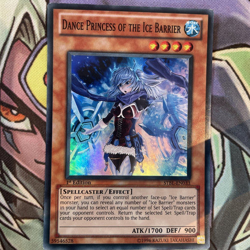 STBL-EN033 Dance Princess OF The Ice Barrier Super 1st Edition NM Yugioh Card