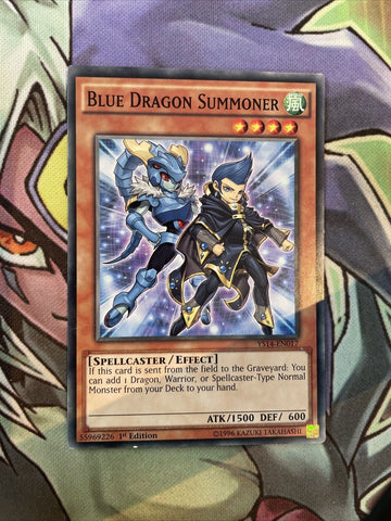 YS14-EN017 Blue Dragon Summoner Common 1st Edition NM Yugioh Card