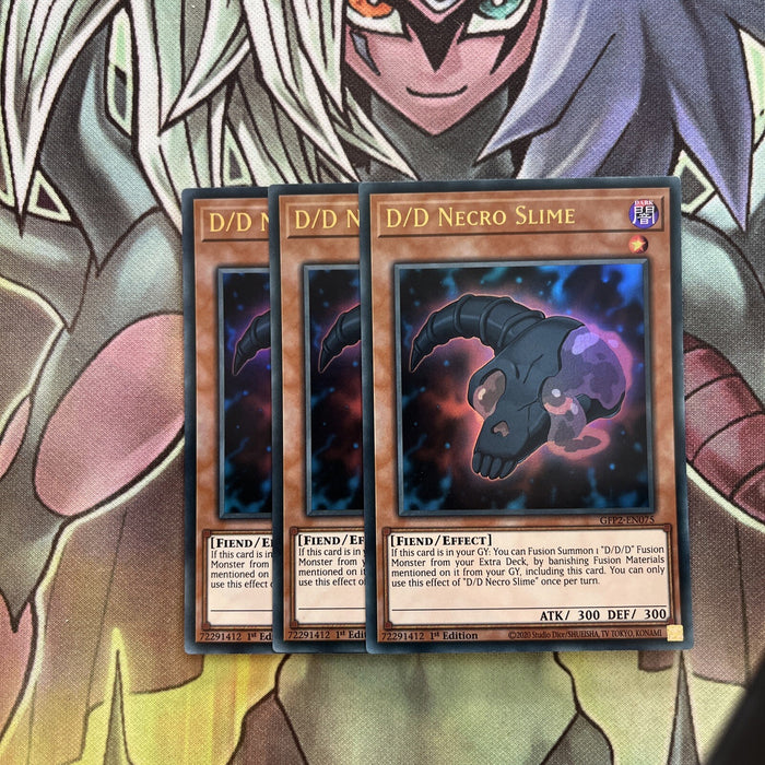 GFP2-EN075 x3 D/D Necro Slime Ultra Rare Excellent Condition Yugioh
