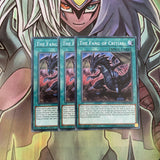 LEDD-ENA22 x3 The Fang of Critias Common Excellent Condition Yugioh