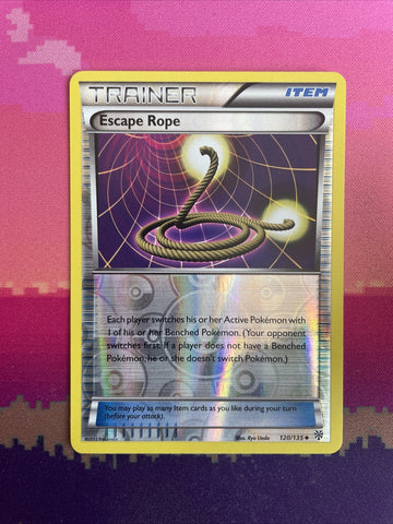 Pokemon Card Escape Rope Plasma Storm Reverse Holo Uncommon 120/135 Near Mint