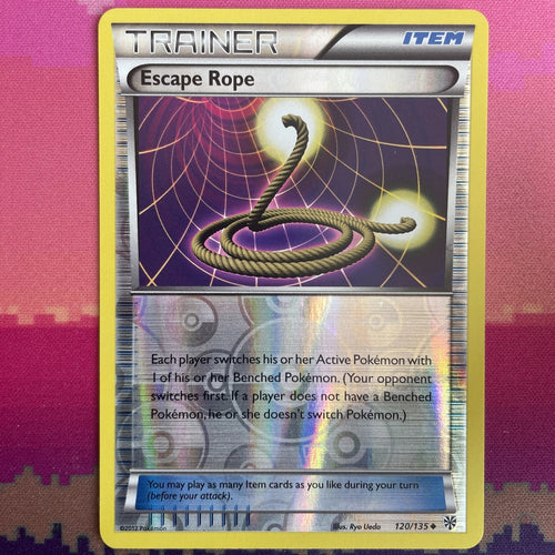 Pokemon Card Escape Rope Plasma Storm Reverse Holo Uncommon 120/135 Near Mint