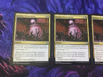 x3 Zealous Persecution - Modern Event Deck Excellent Magic MTG (back)