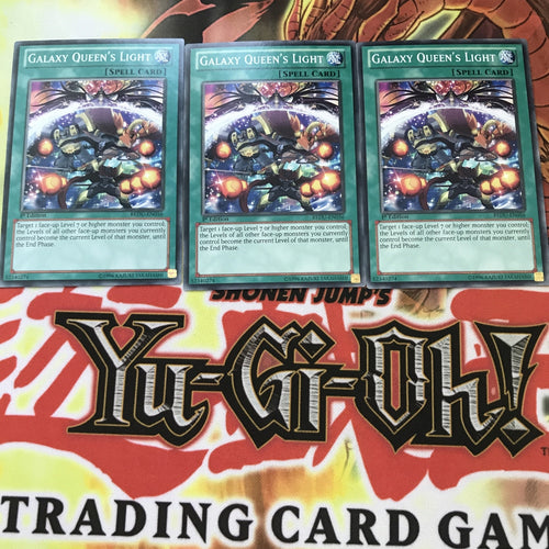REDU-EN056 Yugioh 3x Galaxy Queen's Light 1st Edition (NM)