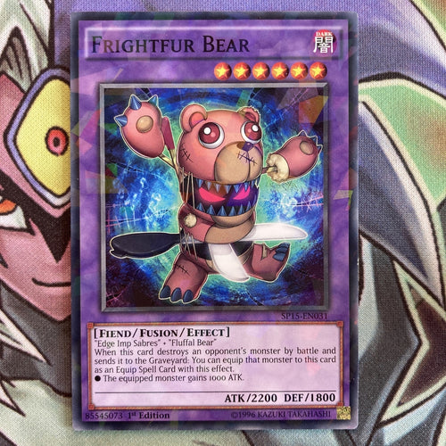 SP15-EN031 Frightfur Bear Shatterfoil Rare 1st Edition NM Yugioh Card