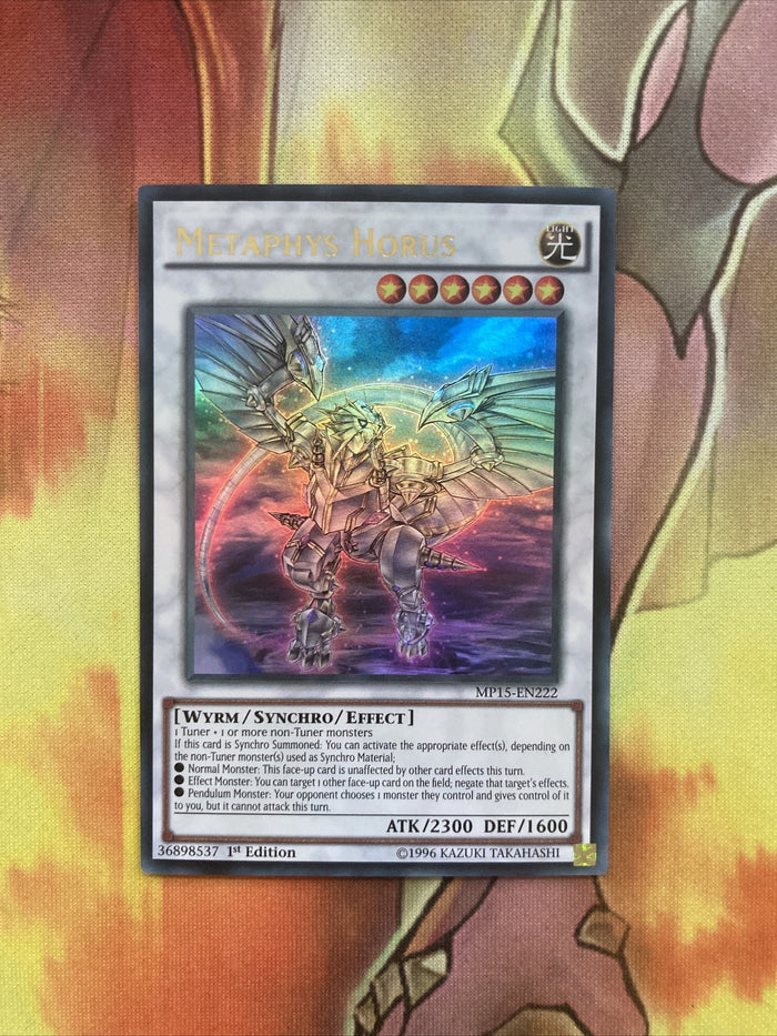 MP15-EN222 Metaphys Horus 1st Edition Ultra Rare Yugioh Card