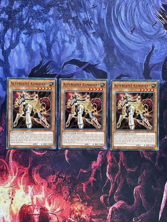 CIBR-EN015 x3 Altergeist Kunquery Common 1st Edition Mint Yugioh! Card
