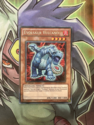 PHSW-EN019 Evolsaur Vulcano Rare 1st Edition NM Yugioh Card