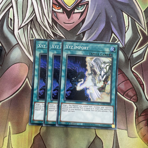 MP21-EN208 x3 Xyz Import Super Rare Excellent Conditon Yugioh