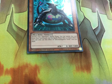 YGLD-ENA00 Yugioh CARD ELECTROMAGNETIC TURTLE SECRET RARE MINT (back)