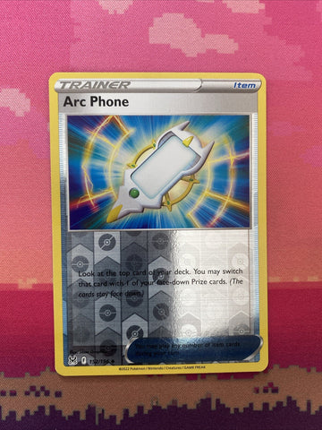 Pokemon Card Arc Phone Lost Origin Reverse Holo 152/196 Near Mint