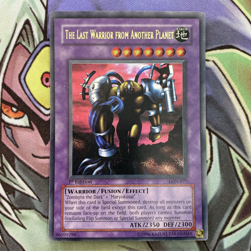 LON-077 The Last Warrior from Another Planet Ultra Rare 1st Edition NM Yugioh