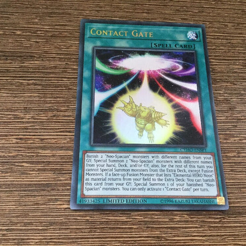 CYHO-ENSP1 Contact Gate Ultra Rare Sneak Peek Promo YuGiOh