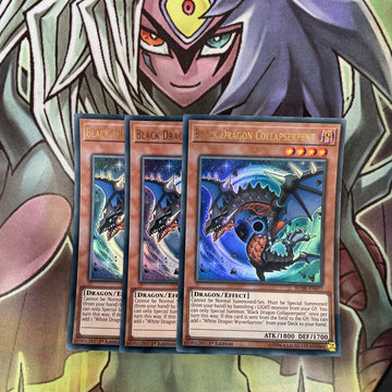 BLHR-EN077 x3 Black Dragon Collapserpent Ultra Rare Excellent Condition Yugioh