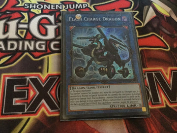 BLRR-EN045 Yugioh Flash Charge Dragon Secret Rare 1st Edition Trading Card