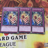 SESL-EN012 ADAMANCIPATOR RELIEF YUGIOH CARDS X3