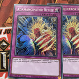 SESL-EN012 ADAMANCIPATOR RELIEF YUGIOH CARDS X3