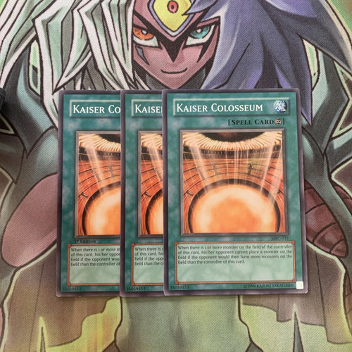MFC-031 x3 Kaiser Colosseum Common Excellent Condition Yugioh