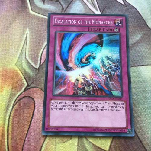 PRIO-EN089 Yu-Gi-Oh! YuGiOh Escalation of the Monarchs - Super Rare 1ST ED