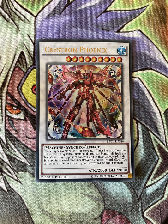 INOV-EN046 Crystron Phoenix Ultra Rare 1st Edition NM YuGiOh Card
