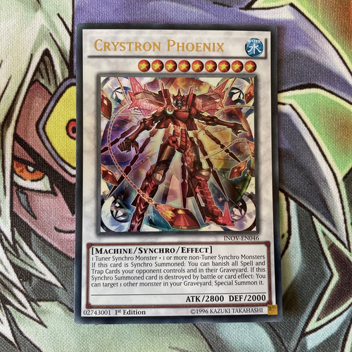 INOV-EN046 Crystron Phoenix Ultra Rare 1st Edition NM YuGiOh Card