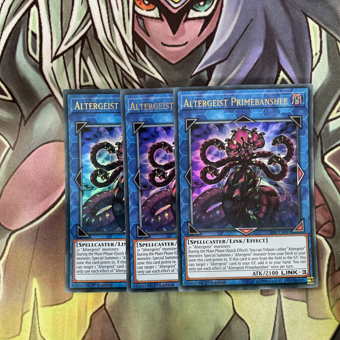 CIBR-EN047 x3 Altergeist Primebanshee Ultra Rare Excellent Condition Yugioh