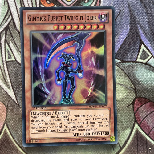 NUMH-EN007 Gimmick Puppet Twilight Joker Super Rare 1st Edition NM Yugioh