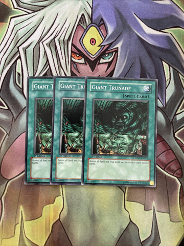 SDSC-EN024 x3 Giant Trunade Common Excellent Condition Yugioh