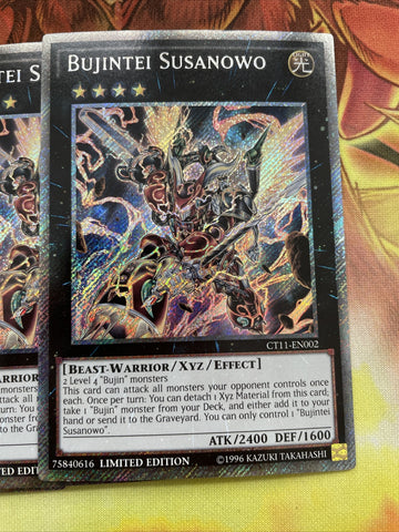 CT11-EN002 x3 BUJINTEI SUSANOWO YUGIOH CARDS (back)