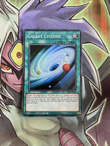 SESL-EN044 Galaxy Cyclone Super Rare 1st Edition NM Yugioh Card