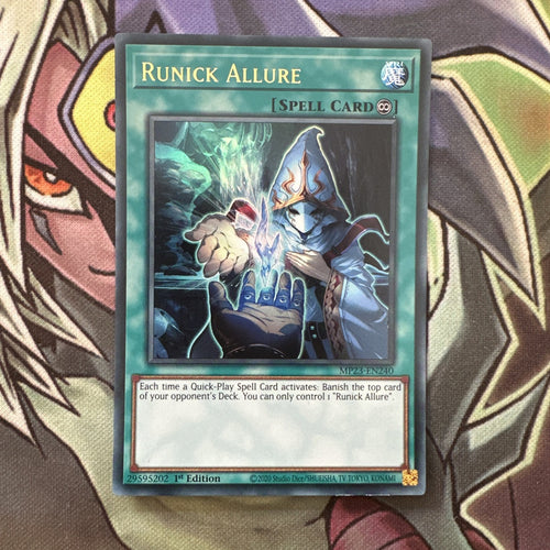 MP23-EN240 Runick Allure Ultra Rare 1st Edition NM Yugioh Card