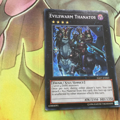 HA07-EN063 YUGIOH EVILSWARM THANATOS SECRET RARE