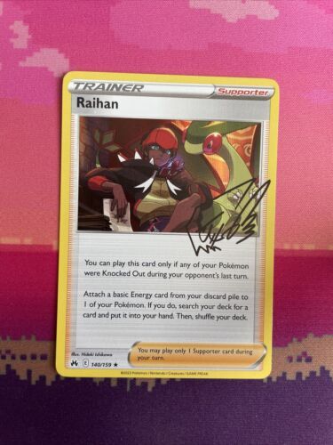 Pokemon Card Raihan Crown Zenith Reverse Holo Rare 140/159 Near Mint