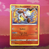Pokemon Card Galarian Darmanitan Darkness Ablaze Rare 028/189 NM