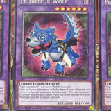 NECH-EN047 x3 Frightfur Wolf Rare 1st Edition Mint YuGiOh Card