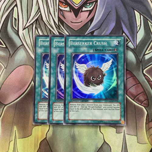 HA01-EN029 x3 Berserker Crush Super Rare Excellent Condition Yugioh