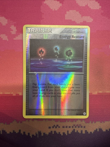 Pokemon Card Energy Restore Diamond & Pearl Reverse Holo Rare 106/130 Near Mint