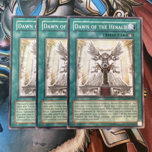TSHD-EN059 X3 Dawn Of The Herald Common Unlimited Edition NM Yugioh