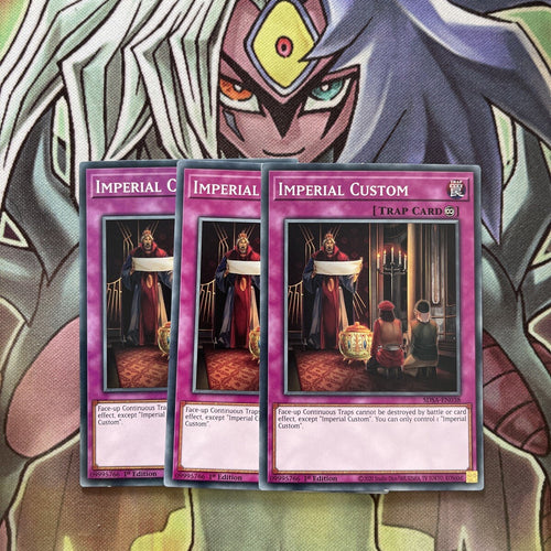 SDSA-EN038 x3 Imperial Custom Common Excellent Condition Yugioh