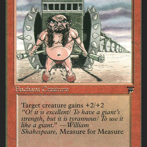 Giant Strength - Legends Excellent Magic MTG