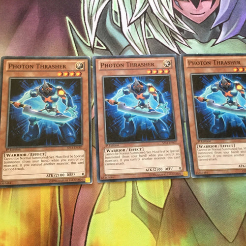 SP14-EN007 3x Photon Thrasher starfoil 1st Edition Yugioh