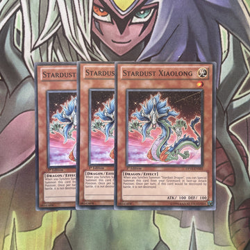 DP10-EN003 x3 Stardust Xiaolong Common Excellent Condition Yugioh