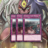 SDSE-EN038 x3 Imperial Iron Wall Common Excellent Condition Yugioh