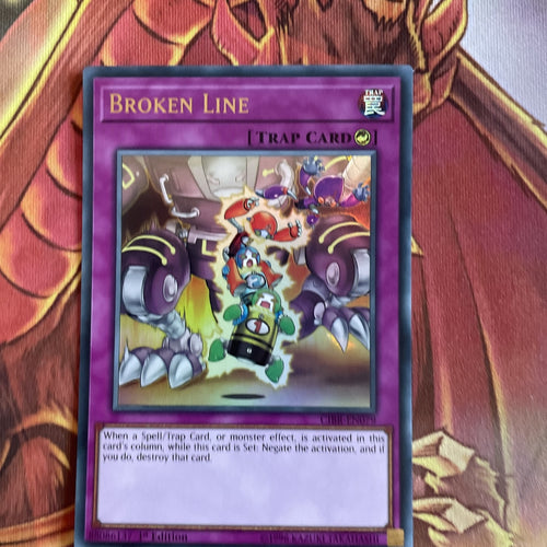 CIBR-EN079 YuGiOh Broken Line Ultra Rare 1st Edition Near Mint