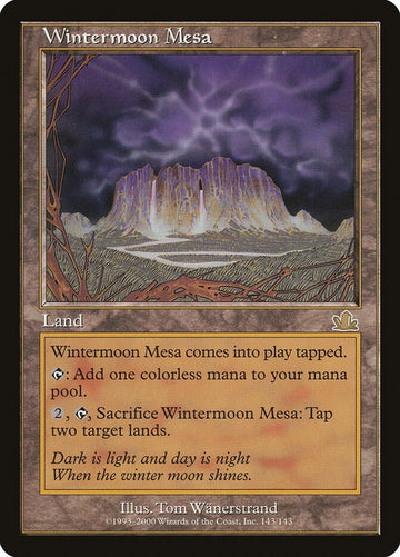 Wintermoon Mesa - Prophecy Rare Excellent Magic MTG