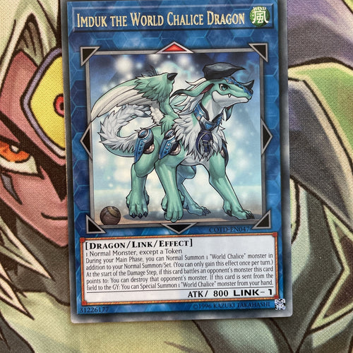 COTD-EN047 Imduk The World Chalice Dragon Rare Unlimited Edition NM Yugioh Card