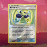 Pokemon Card Mixed Herbs Lost Thunder Reverse Holo 184/214 Near Mint