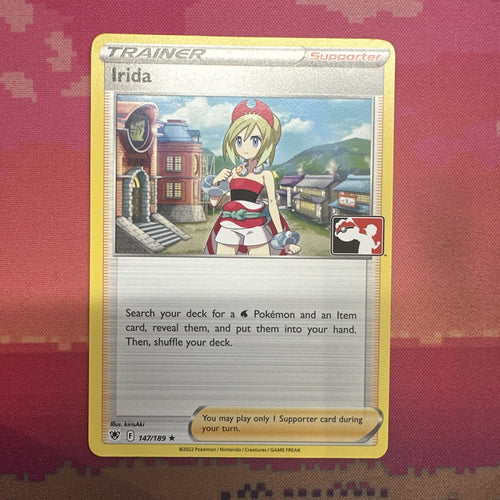 Pokemon Card Irida Prize Pack Non Holo Rare 147/189 Near Mint